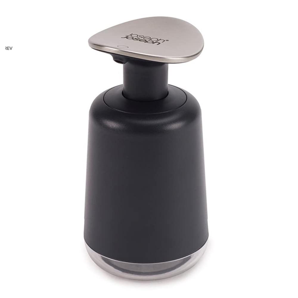 Joseph Joseph Presto Hygienic Bathroom Soap pump dispenser, refillable – Grey...