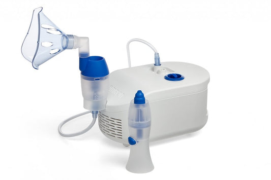 OMRON C102 Total 2-in-1 Nebuliser with Nasal Shower - Combined Nebulizer Mach...