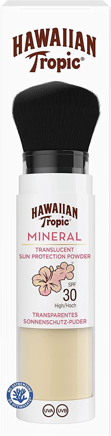 HAWAIIAN TROPIC - Mineral Mineral Powder Brush SPF 30 | Sun Protection Powder