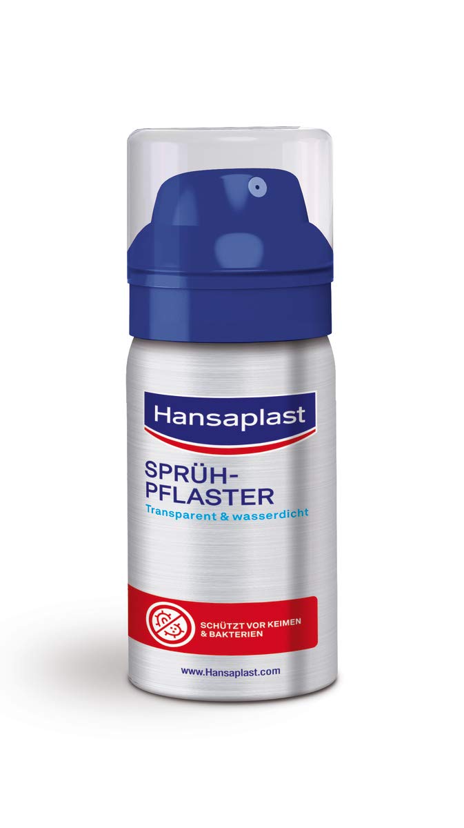 Hansaplast Spray Plaster (32.5 ml), Transparent Plaster Spray for Invisible P...