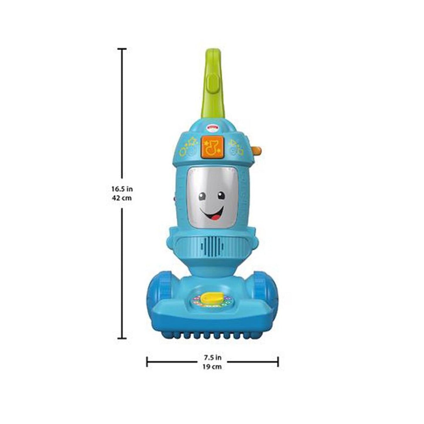 Fisher-Price Laugh & Learn Toddler Toy Light-Up Learning Vacuum Musical Push ...