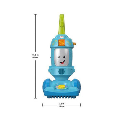 Fisher-Price Laugh & Learn Toddler Toy Light-Up Learning Vacuum Musical Push ...