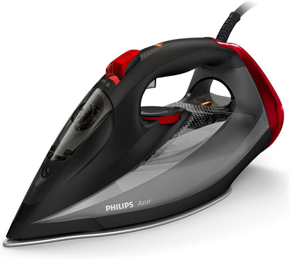 Philips Azur Steam Iron - 2600W, 50g/min Steam, 250g Steam Boost | Black