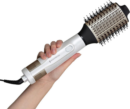 Remington Hydraluxe Volumising Hot Air Styler - Hair Dryer Brush, Moisture Lo...