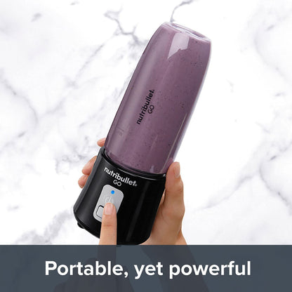 nutribullet blender 1638 GO Cordless Blender (Silver), 17.8 cm*9.0 cm*9.0 cm