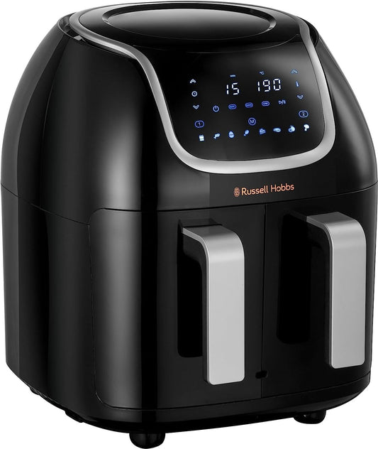 Russell Hobbs 27290 Snappi 8.5L/2x 4.25L Dual Basket Air Fryer - Family Digit...