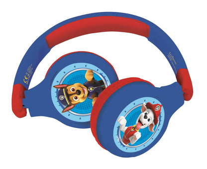 Lexibook HPBT010PA Paw Patrol 2-in-1 Bluetooth Headphones Stereo Wireless Wir...