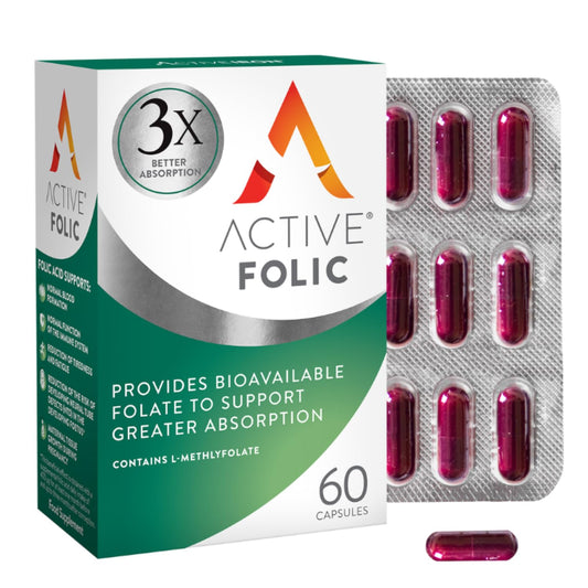 Active Folic | Folic Acid for Pregnancy | Fights Tiredness & Fatigue | Vegan ...