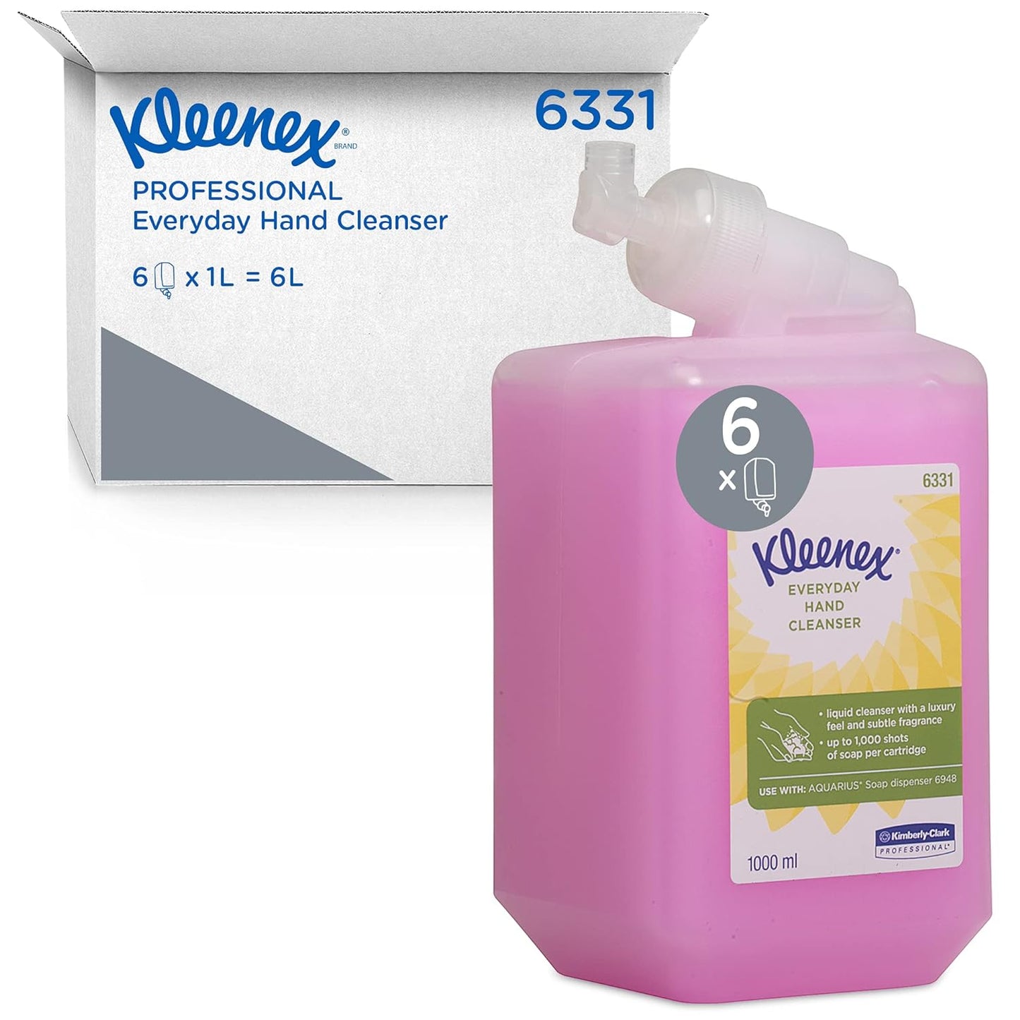 Kleenex Everyday Use Hand Soap 6331 | 6 x 1 Litre