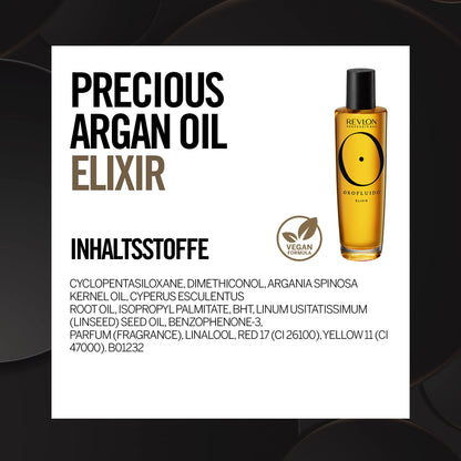 REVLON Professional Orofluido Precious Argan Oil Elixir, Hair Oil with Argan ...