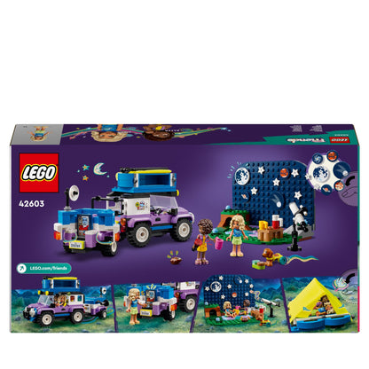 LEGO Friends Stargazing Camping Vehicle Set with 4x4 Car Toy for 7 Plus Year ...