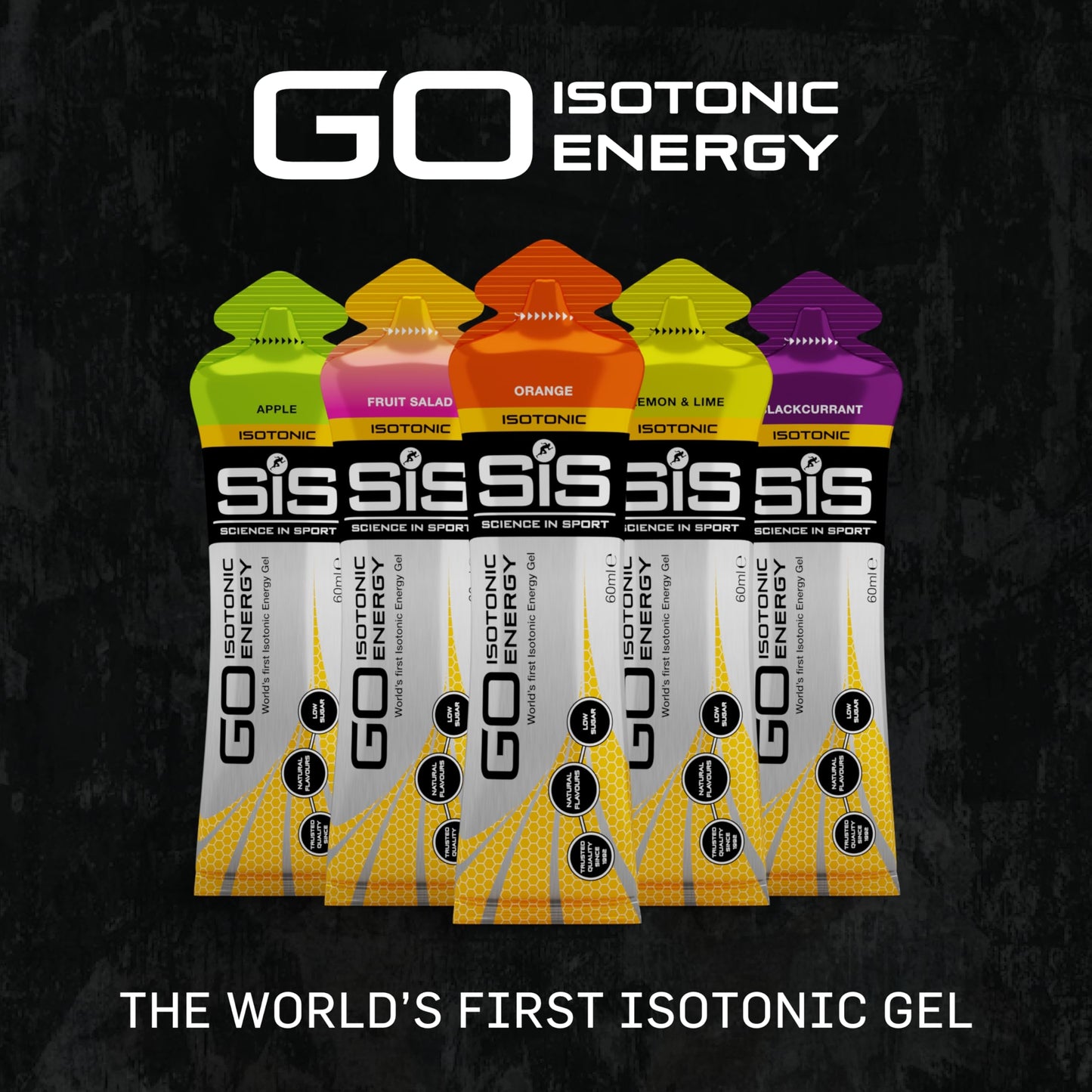 Science In Sport GO Isotonic Energy Gels, Running Gels with 22g Carbohydrates...