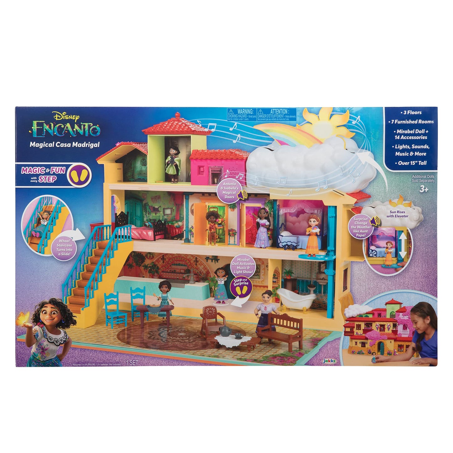 Disney Encanto Magical Casa Madrigal, Interactive Playset Includes Light, Sou...