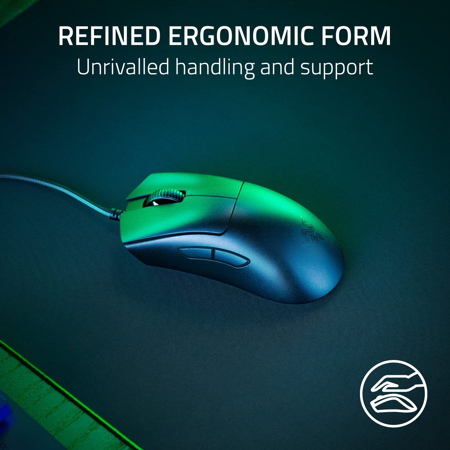 Razer DeathAdder V3 - Ergonomic Esports Mouse (59 g Lightweight Design, Ergon...