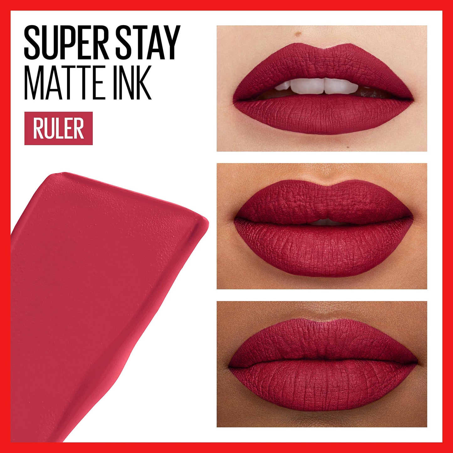 Maybelline New York SuperStay Matte Ink Un-nude Liquid Lipstick, Ruler, 0.17 ...