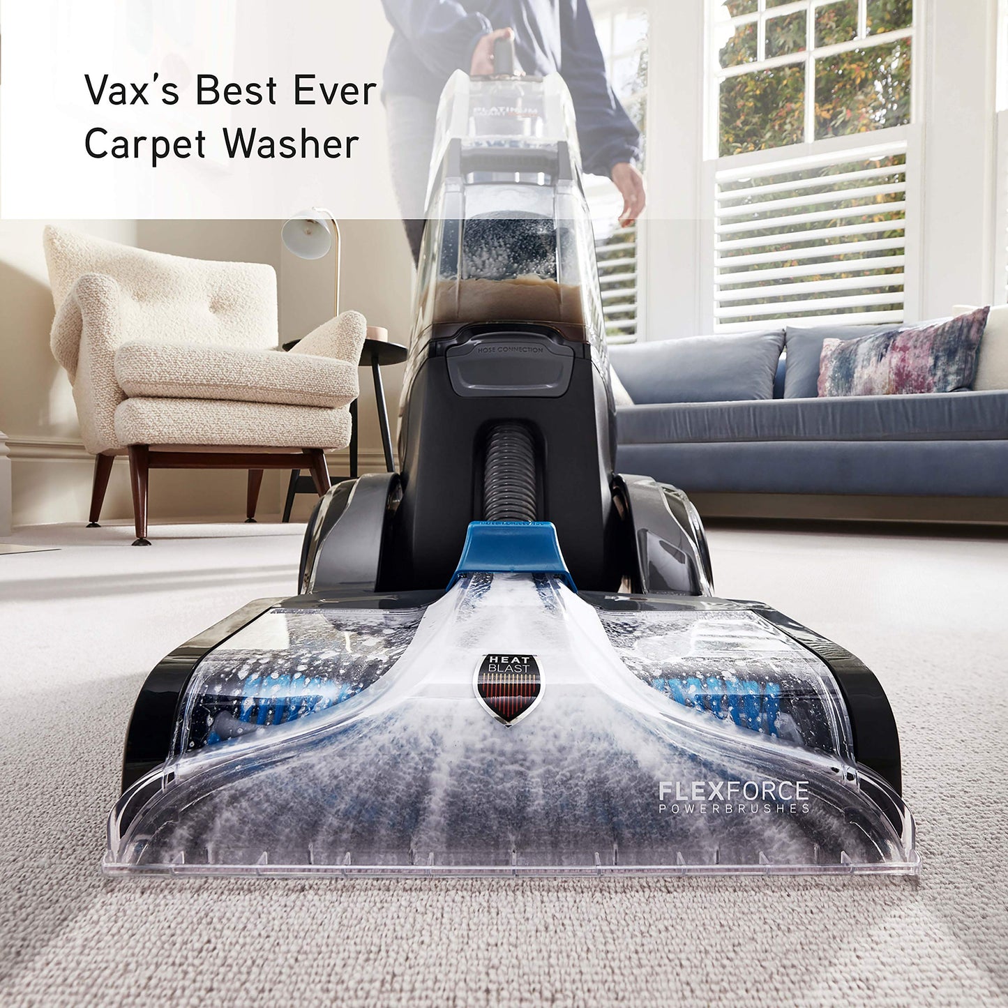 Vax Platinum Smartwash Carpet Cleaner | Kills Over 99 Percent of Bacteria | M...